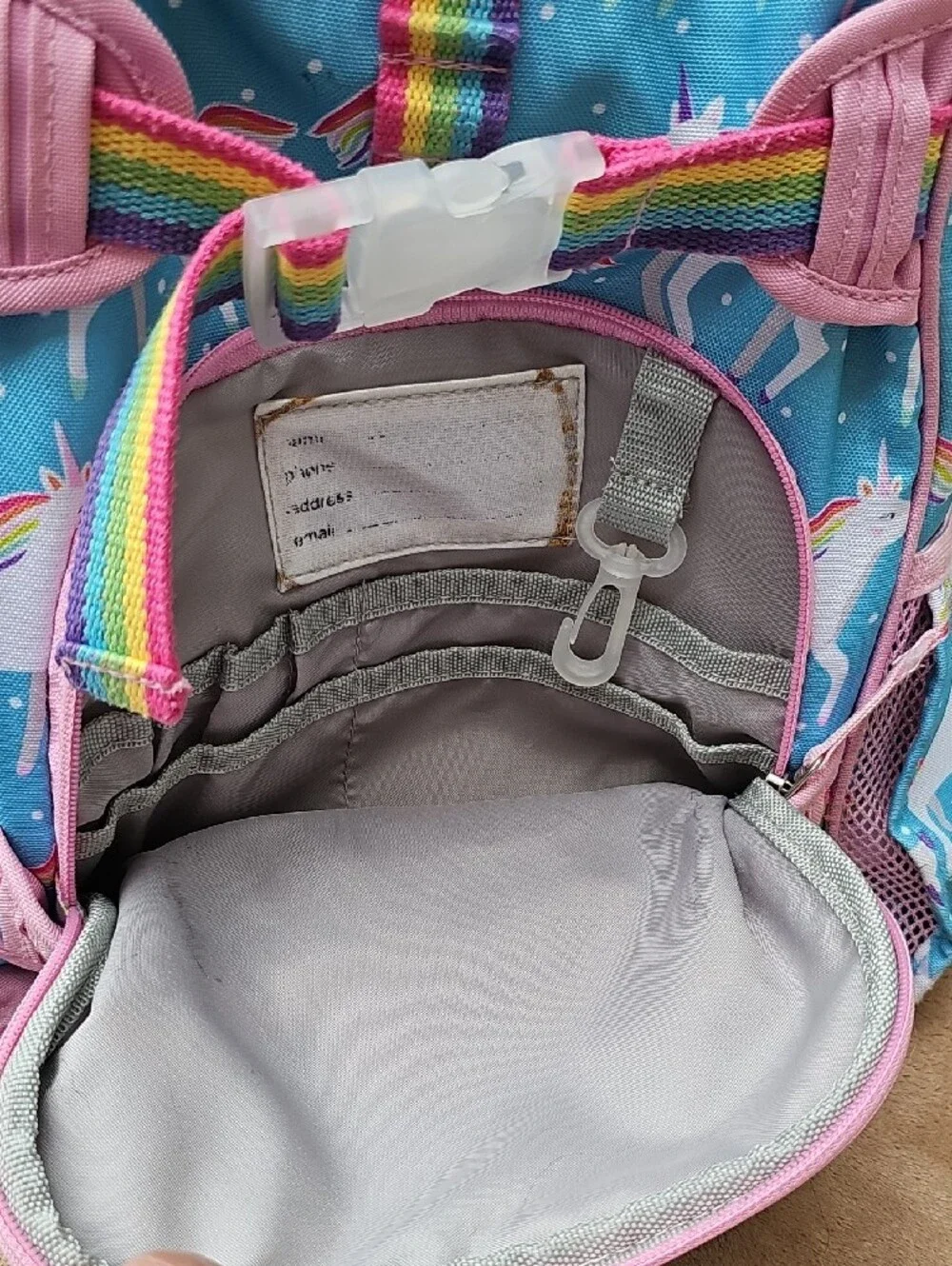 Pottery Barn Kids Unicorn Backpack - Pink & Blue